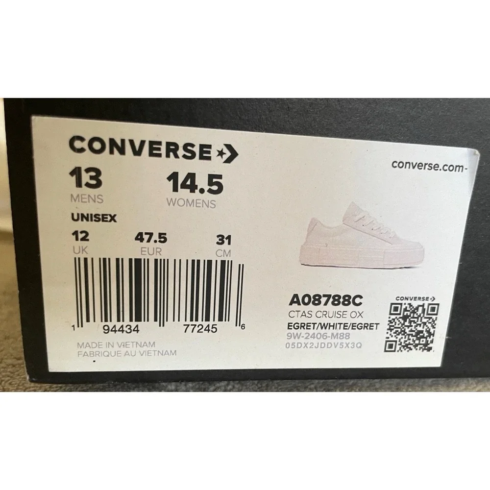 Converse Unisex Adult Chuck Taylor All Star Cruise Shoes Size: 13Mens/14.5Womens